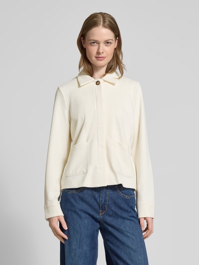 ICHI Blazer met opgestikte zakken, model 'KATE' Offwhite - 4