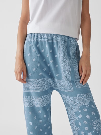 The Great Low crotch Sweathose mit Paisley-Dessin Blau 6