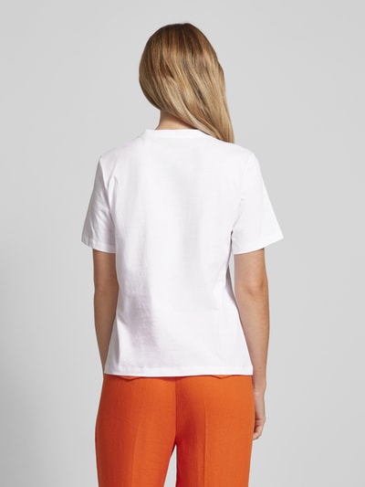 Marc Cain T-Shirt mit Motiv-Print Weiss 5