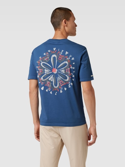 Scotch & Soda T-shirt met labelprint Blauw - 5