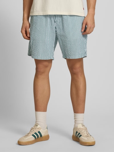 Levi's® Relaxed Fit Shorts aus reiner Baumwolle  Oliv 4