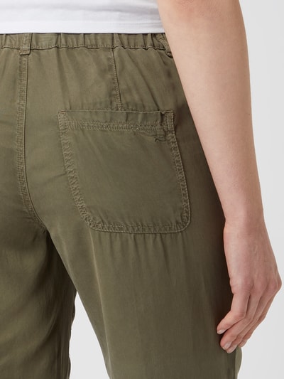 Brax Relaxed Fit Schlupfhose aus Lyocell Modell 'Maine'  Khaki 3