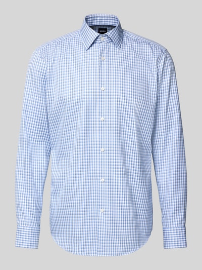 BOSS Regular fit zakelijk overhemd van puur katoen, model 'JOE' Bleu - 2