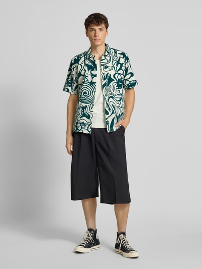 Only & Sons Regular fit vrijetijdsoverhemd van puur katoen Olijfgroen - 1