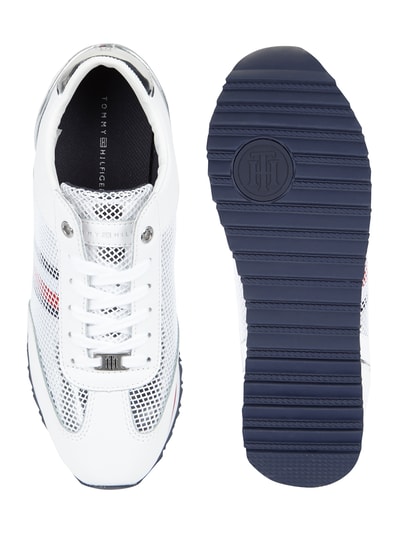 Tommy Hilfiger Sneaker 'Corporate Flag' mit Meshbesatz Weiss 5