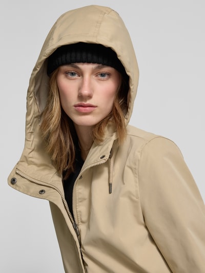 Only Shaped Fit Parka mit Kordelzug Modell 'LOUISE' Taupe 3