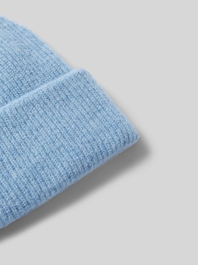 Marc O'Polo Denim Beanie mit Label-Detail Bleu 2