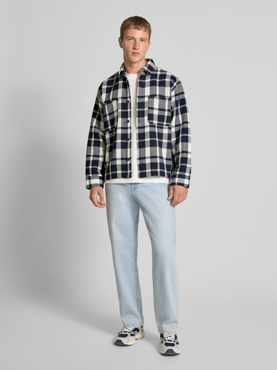 REVIEW Regular fit vrijetijdsoverhemd met borstzakken Ecru - 1