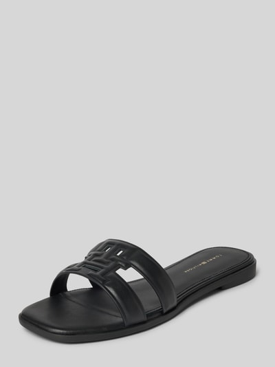 Tommy Hilfiger Slippers van echt leer  - 1