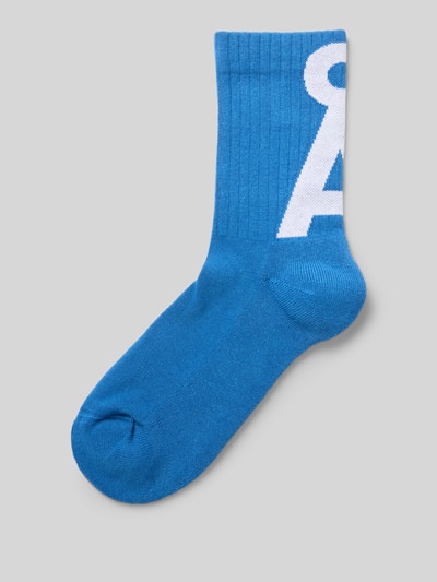 Armedangels Sokken van katoenmix, model 'SAAMUS SHORT' Blauw - 1