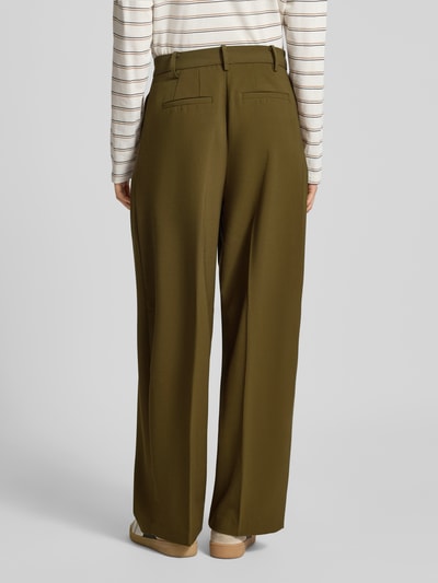 MANGO Stoffhose mit Gesäßtaschen Modell 'GABRIELA' Khaki 5