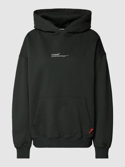 Pegador Oversized hoodie met kangoeroezak, model 'NAVISK' Olijfgroen - 2