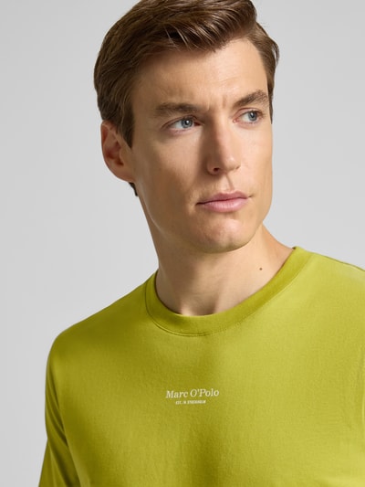 Marc O'Polo Regular Fit T-Shirt aus reiner Baumwolle Senf 3