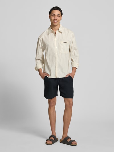 JACK & JONES Shorts mit Strukturmuster Modell 'AIDEN' Black 1