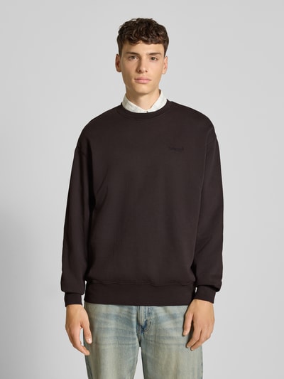 Levi's® Sweatshirt met labelstitching Zwart - 4