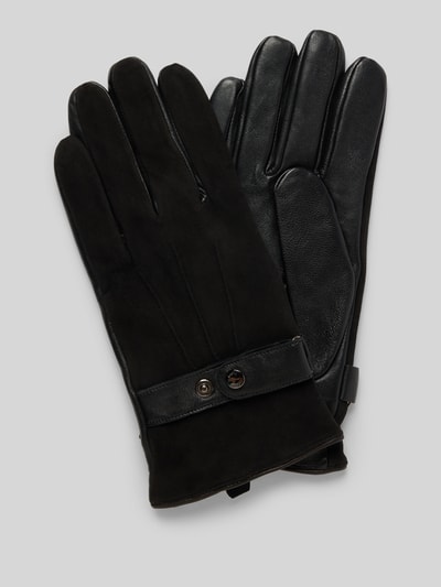 JOOP! COLLECTION Handschuhe aus Schafsleder mit Riegel Black 1