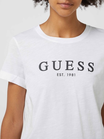 Guess T-Shirt aus Bio-Baumwolle Weiss 3