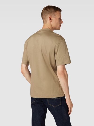 HUGO T-Shirt mit Brusttasche Modell 'Dayans' Camel 5