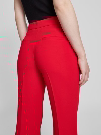 Mango Flared Stoffhose mit Gesäßtaschen Modell 'IGUANA' Rot 3