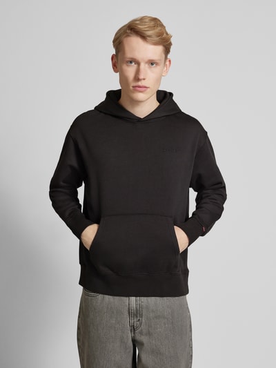 Levi's® Hoodie mit Label-Stitching Modell 'THE AUTHENTIC' Black 4