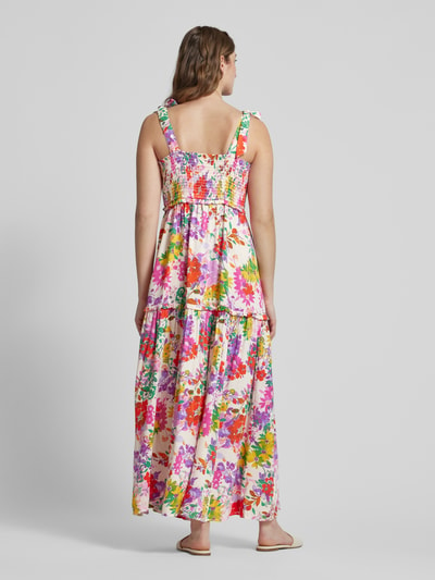 YAS Maxi-jurk van viscose, model 'Briella' Rosé - 5