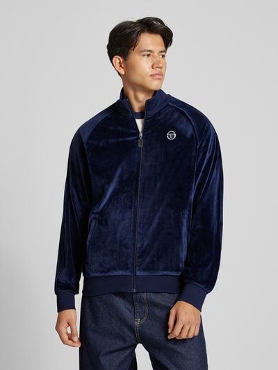 SERGIO TACCHINI Trainingsjacke mit Logo-Stitching Modell 'SERGIO' Marine 4