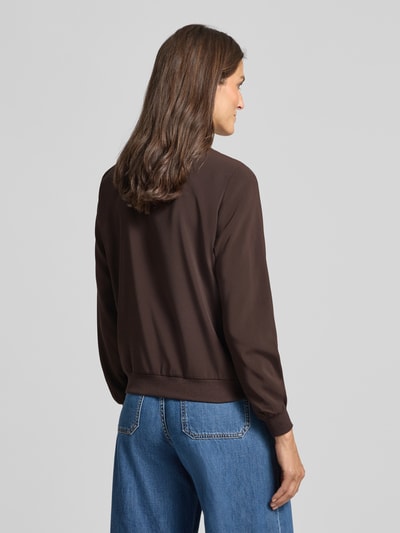 Vero Moda Regular Fit Blouson mit Stehkragen Modell 'COCO' Schoko 5
