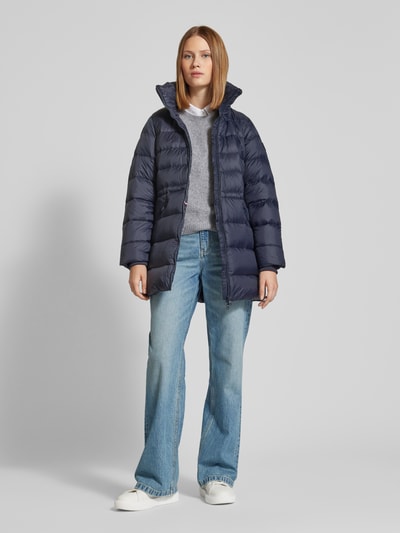 Tommy Hilfiger Steppmantel mit Label-Patch Marine 1