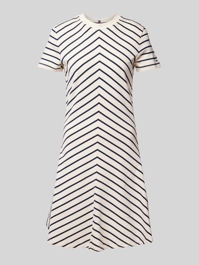 Tommy Hilfiger Tailliertes Freizeitkleid aus reiner Baumwolle Weiss 2