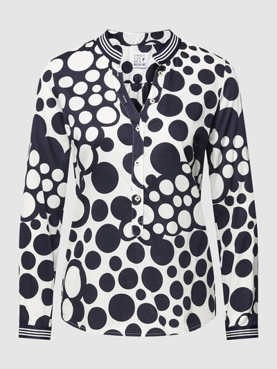 Emily Van den Bergh Blouseshirt met all-over motief Wit - 2