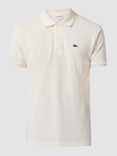 Lacoste Koszulka polo o kroju casual fit z wyhaftowanym logo Złamany biały 2