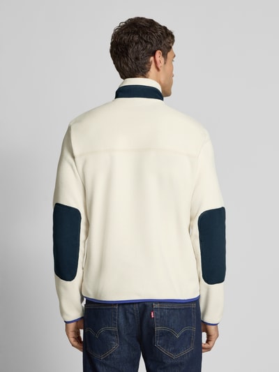 Napapijri Sweatshirt mit Label-Stitching Modell 'DERGANA' Offwhite 5