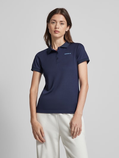 Icepeak Poloshirt mit kurzer Knopfleiste Modell 'BAYARD' Dunkelblau 4