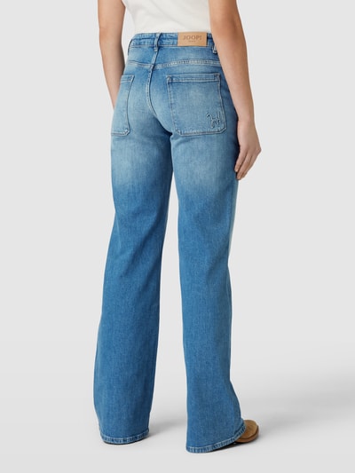 JOOP! Wide leg jeans met opgestikte steekzakken Jeansblauw - 5