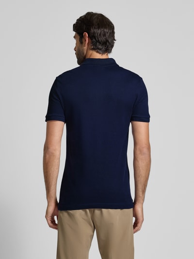 Lacoste Slim Fit Poloshirt aus reiner Baumwolle Marine 5