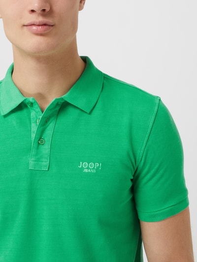 JOOP! Jeans Modern Fit Poloshirt aus Baumwolle Modell 'Ambrosio' Gruen 3