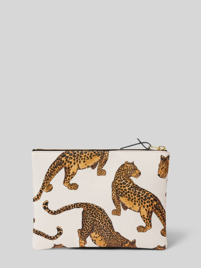 WOUF Kosmetiktasche im Allover-Look Modell 'THE LEOPARD' in sand Sand 2