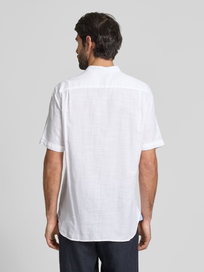 Christian Berg Men Freizeithemd mit Knopfleiste Weiss 5