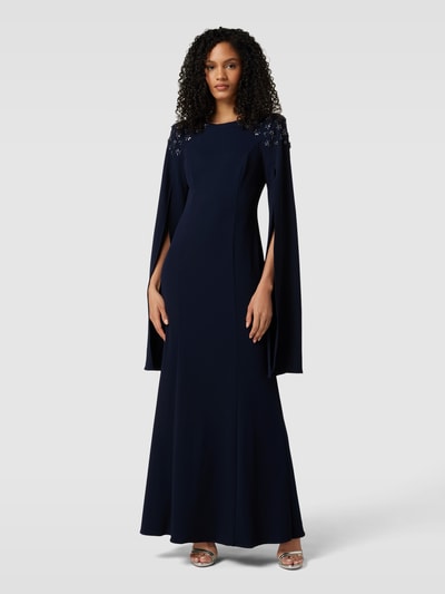 Adrianna Papell Abendkleid mit Ziersteinbesatz Marine 4