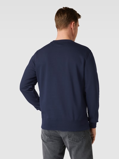 Gant Sweatshirt mit Label-Print Marine 5