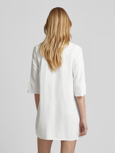 Vero Moda Tuniekjurk met broderie anglaise, model 'MYMILO' Wit - 5