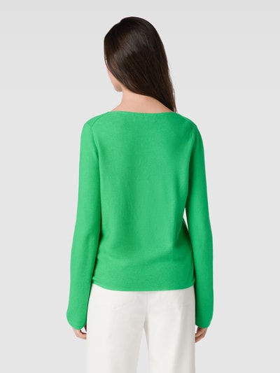 Marc O'Polo Gebreide pullover in effen design Groen - 5