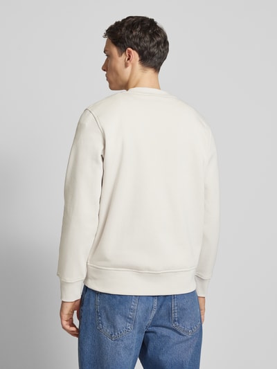 Calvin Klein Jeans Sweatshirt met labelprint Offwhite - 5