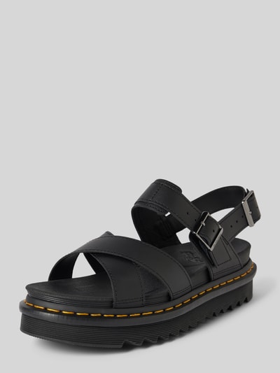 Dr. Martens Sandalette aus Leder mit Plateausohle Black 1