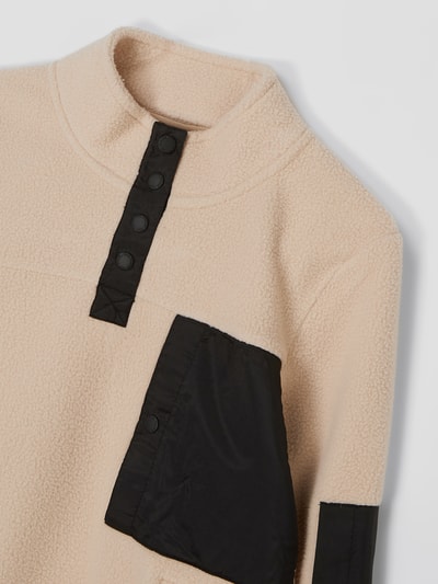 Tom Tailor Troyer aus Fleece Ecru 2