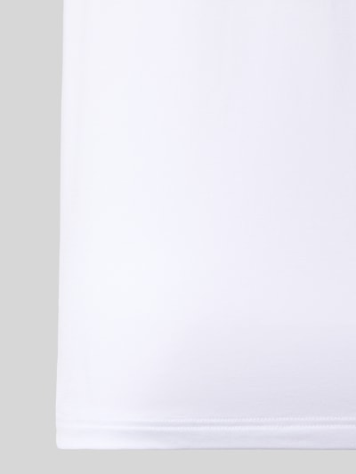 Produktfoto, biały Muskelshirt aus Modal-Mix mit Rundhalsausschnitt od Mey, materiał z dodatkiem stretchu, krój slim fit