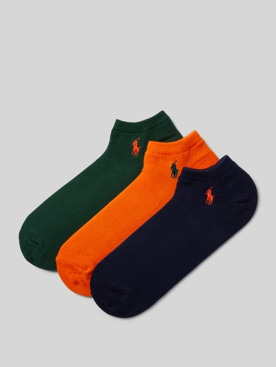 Polo Ralph Lauren Underwear Sneakersocken mit Label-Stitching im 3er-Pack Orange 1