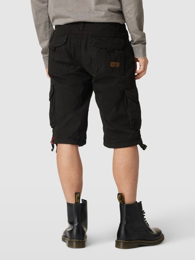 Alpha Industries Bermudas mit Cargotaschen Modell 'JET' Black 5