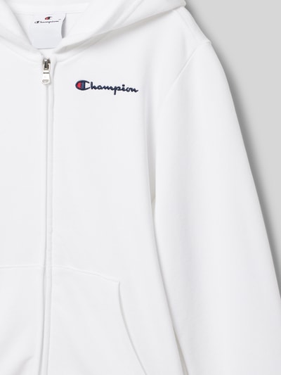 CHAMPION Sweatjacke mit Kapuze Weiss 2