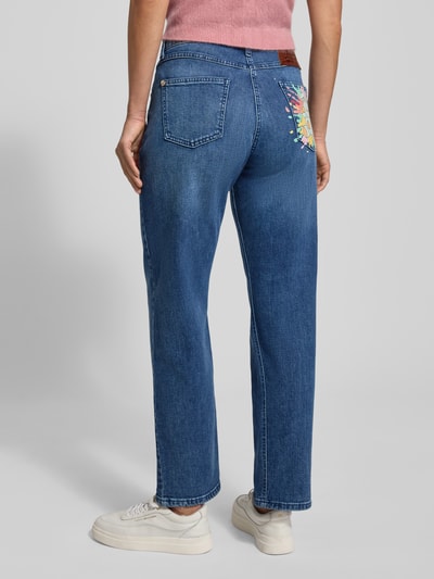 MAC Jeansy o kroju straight fit Niebieski 5